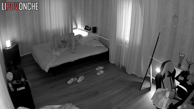 The man did not let the brunette sleep and fucked her