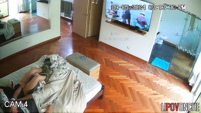 Young couple decided to please each other immediately