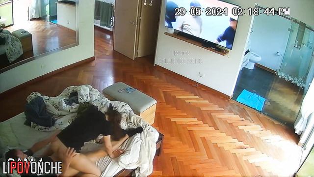 Young couple decided to please each other immediately