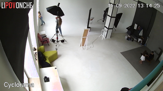 Parents came to a professional family photo shoot in the studio
