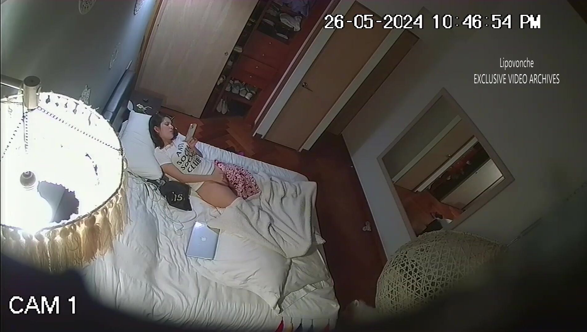 Single Brunette Playing With Herself So Sweet