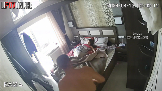 Couple decided to have a lot of fun before work