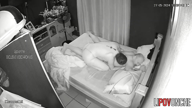 Hidden camera fixed cool oral sex of naked lovers
