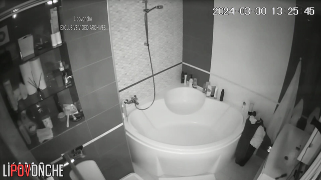 Sexy ukrainian girl shower after hot fuck with her lover