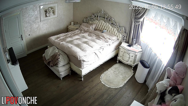Couple fucking on the luxurious bed (watch this video)