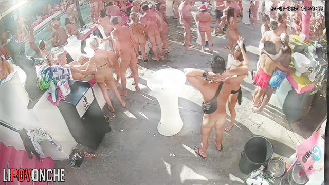 Nudist party is going hot - they will start fucking