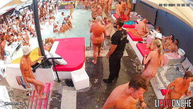Different people gathered in one place to have sex