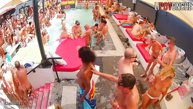 All of these people fucking in the pool / cool video