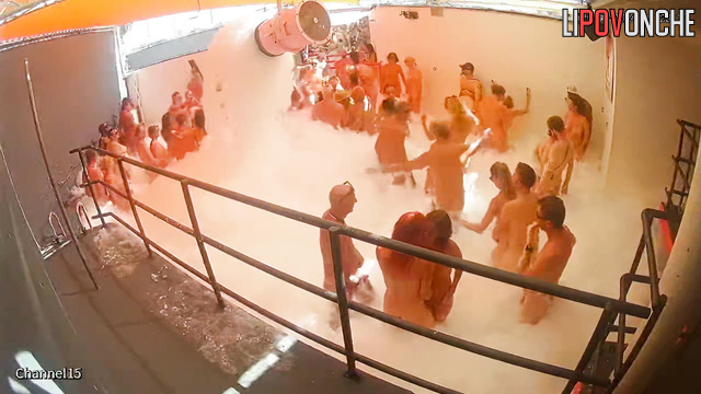 Different people fucking in a foam right now (adult party)