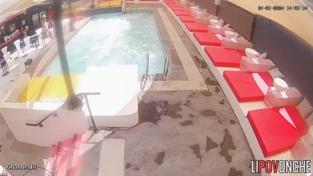 Interesting adult party near the pool (naked people only)