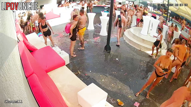 Naked people decided to have fun (adult party)