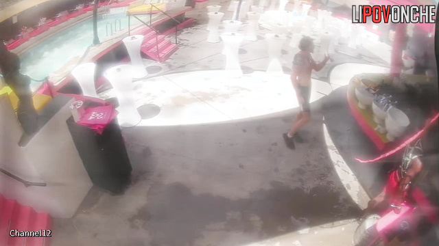 Naked and horny people dancing and kissing at the same time (sex in pool)