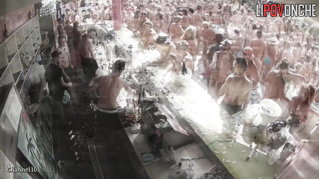 Naked people dancing and having fun - hidden video