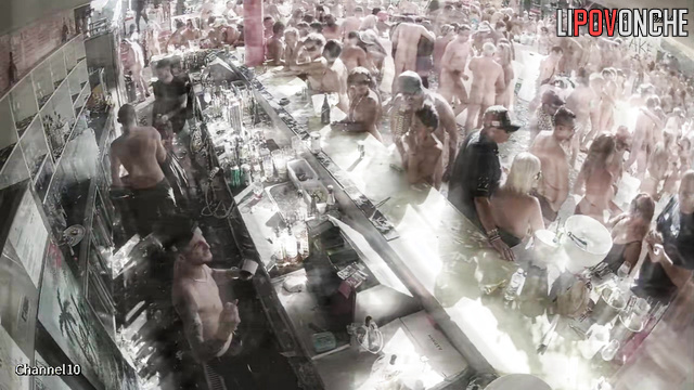 Naked people dancing and having fun - hidden video