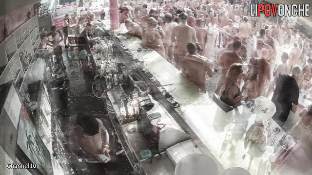 Naked people dancing and having fun - hidden video