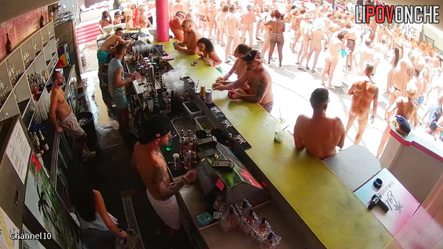 Hot summer orgy - swingers having fun in the club