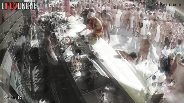 Hot summer orgy - swingers having fun in the club