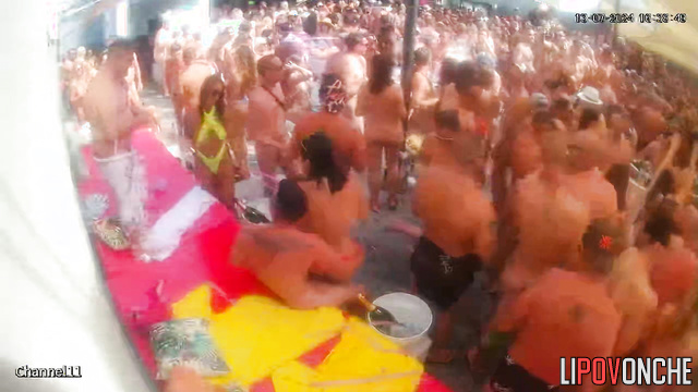 Perverts dancing right in the middle of the dance floor