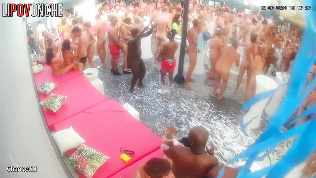 Perverts dancing right in the middle of the dance floor