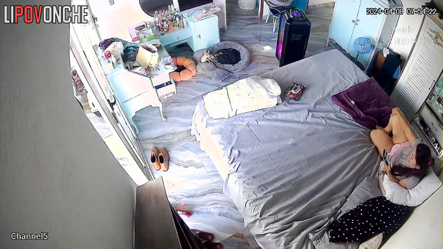 She masturbates every day on hard porn (solo sex scene)