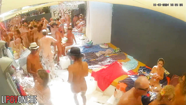 Someone stolen this hidden video - summer swinger party