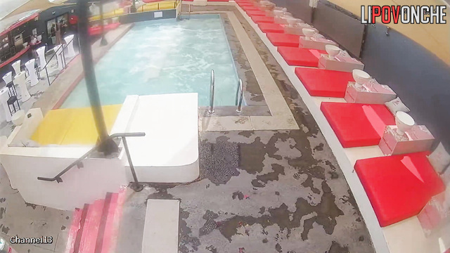 Massive orgy near the pool - summer swinger party