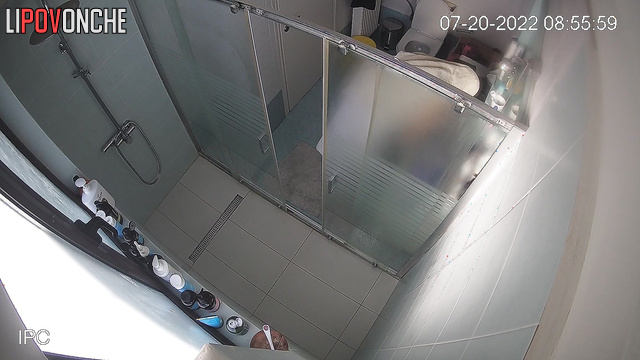 Her beauty boobs were bathed good (bathroom hidden tape)
