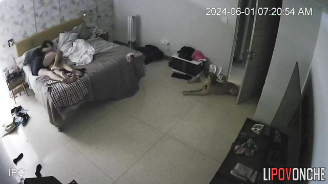 Interesting fuck in the middle of a lazy day (hidden video)