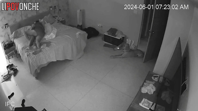 Interesting fuck in the middle of a lazy day (hidden video)