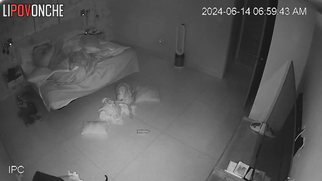 Couple decided to fuck in the night (sweet sudden sex)