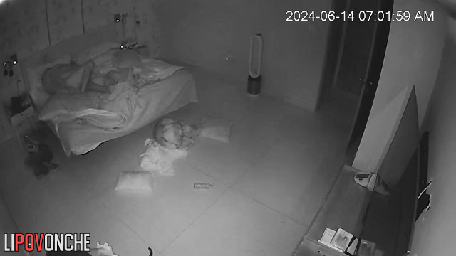 Couple decided to fuck in the night (sweet sudden sex)