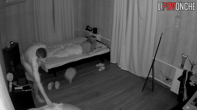 The couple changed their clothes and went to bed naked