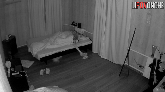 The couple changed their clothes and went to bed naked