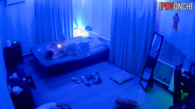 Doggystyle sex in fluorescent lighting - hidden video