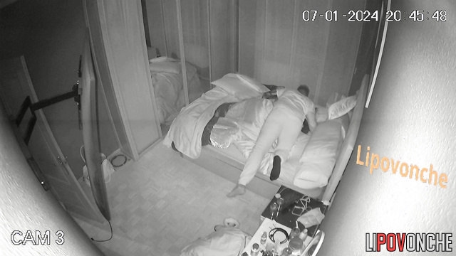 Sex happened right before the relatives arrived (night video)