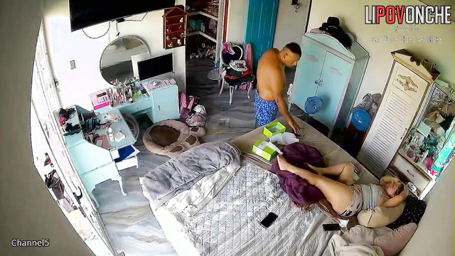 Bedroom sex scenes - couple did it in three poses