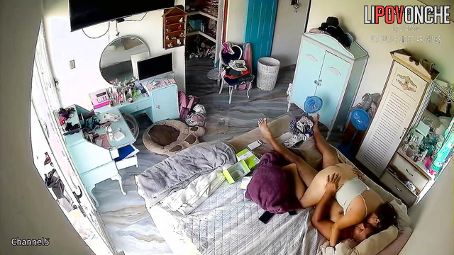 Bedroom sex scenes - couple did it in three poses