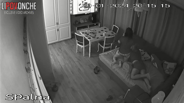 Bald guy fucking fast his new young lover - hot scene