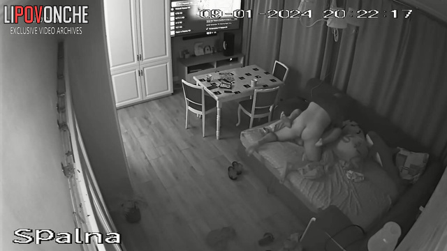 Bald guy fucking fast his new young lover - hot scene