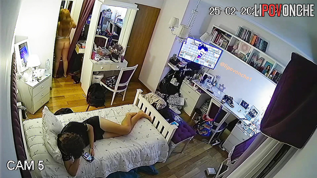 Young couple hugging after sensual sex, watch now