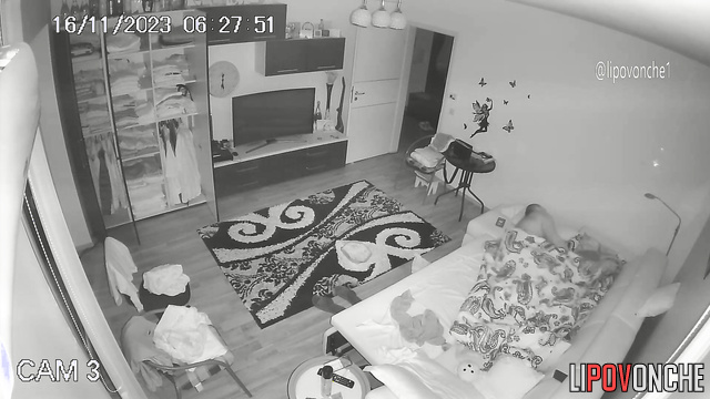 People were fixed on a hidden camera / watch and enjoy