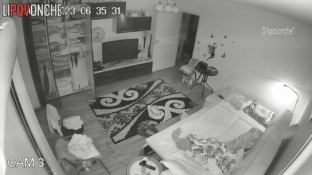 People were fixed on a hidden camera / watch and enjoy