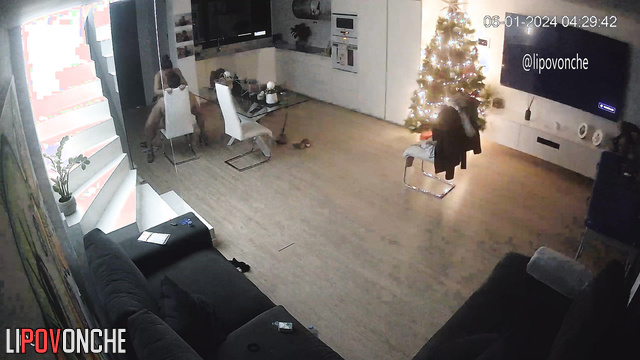 Brunette pjumpimg on a huge dick in the living room