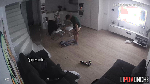 Doggystyle fuck on the kitchen table (couple does not love easy places)