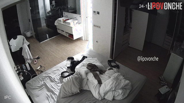 Bitch with great body is getting ready for work and thinking about dicks