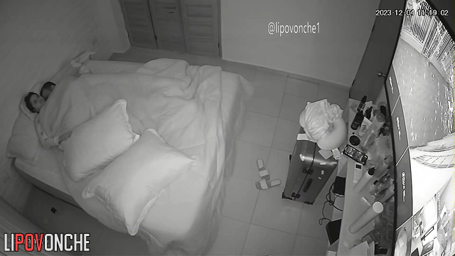 A woke big-breasted brunette gave her husband a royal blowjob