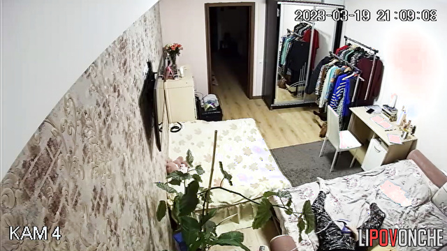 Brunette bought a cool sex toy and now playing with it