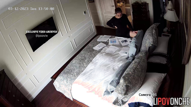 Sexy teacher preparing for a private lesson (hidden cam)