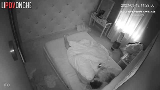 Couple enjoying each other's sexy bodies / night video