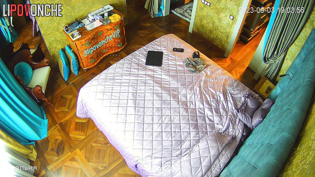 Couple hugging on the bed so sweetlt and tenderly